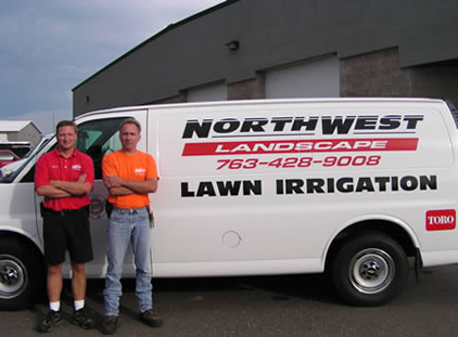 Salesman Tom Spanier and Sean Walsh